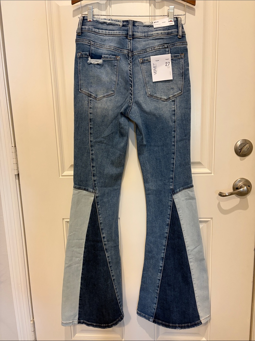 NWT Vervet LA Blue Bella High-Rise Flare Jeans Sz 27 - Picture 7 of 9